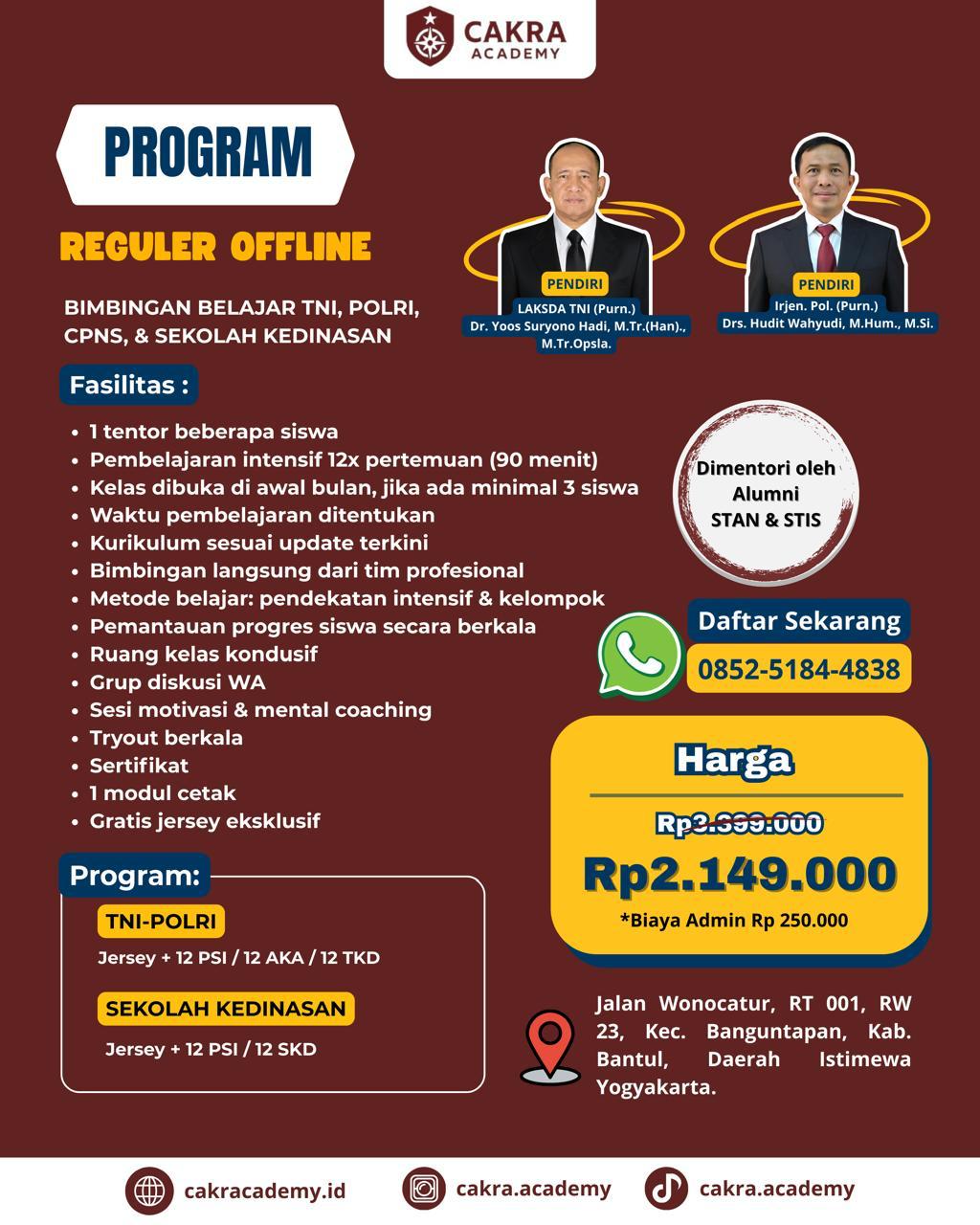 Reguler OFFLINE