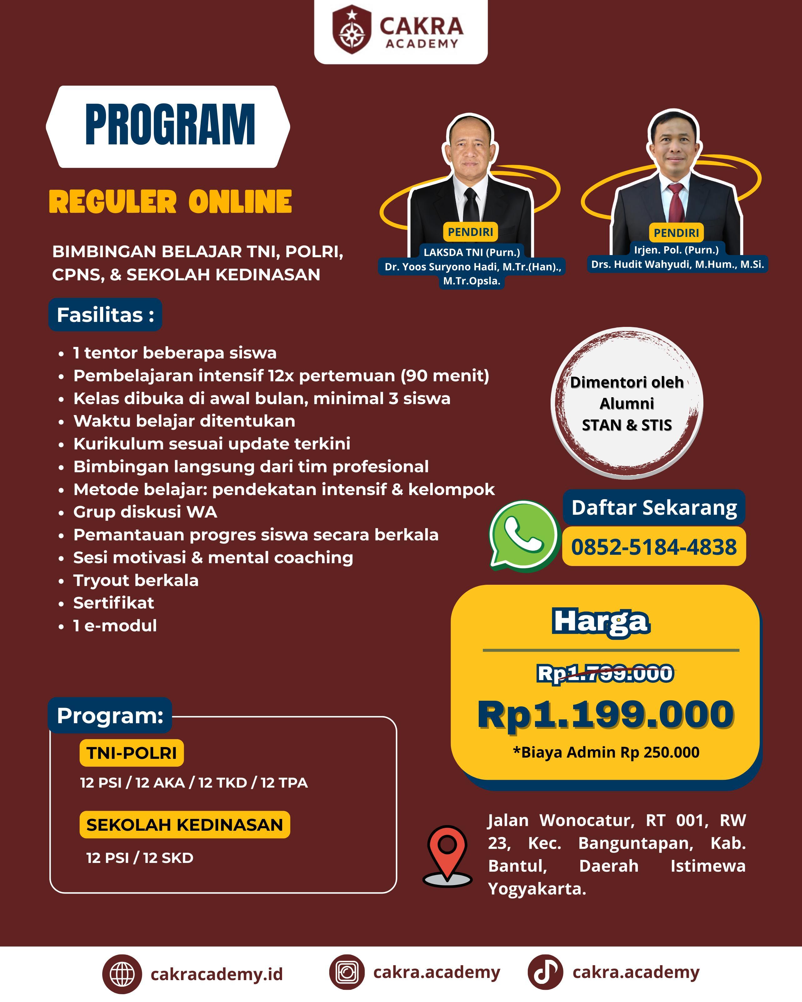 Reguler ONLINE